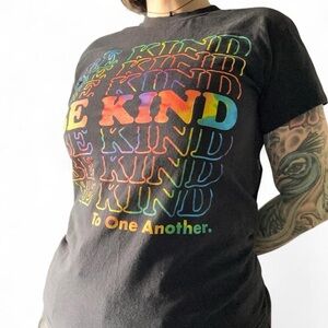 Be Kind Black Graphic Tee